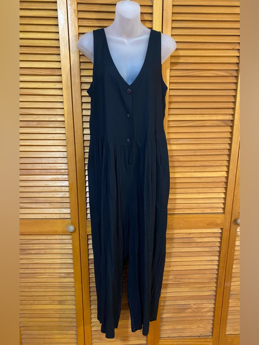 Vintage QS International: Black romper